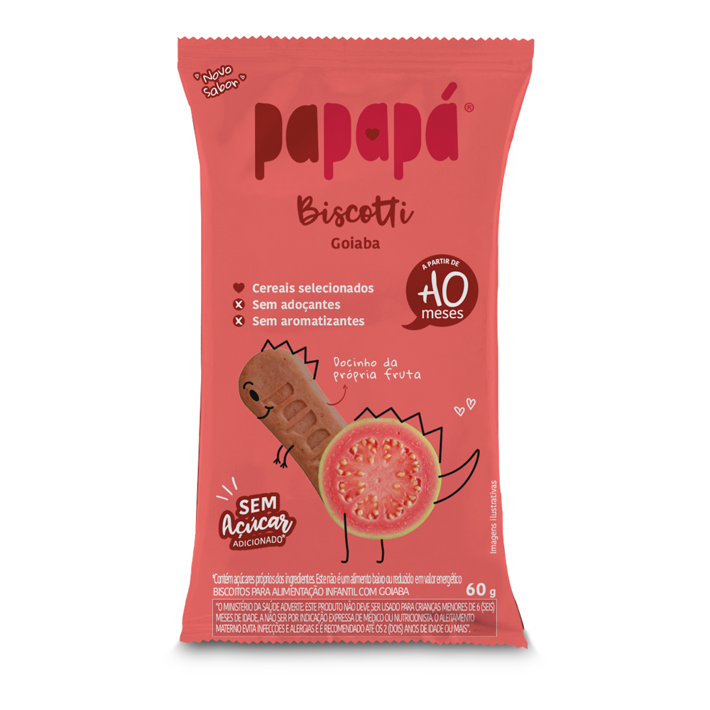 Biscotti papapá goiaba