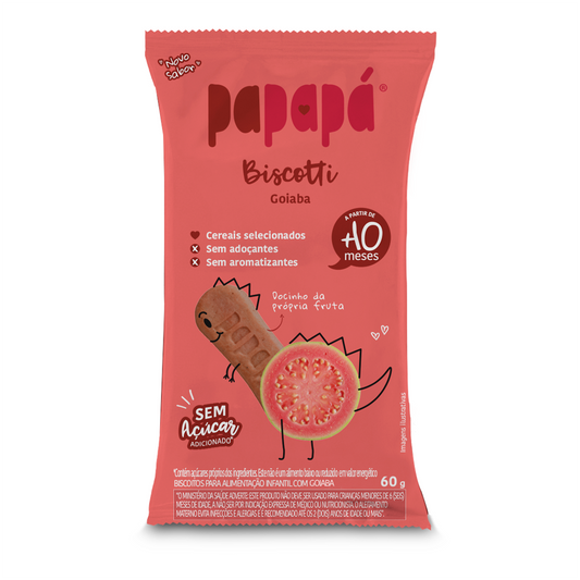 Biscotti papapá goiaba