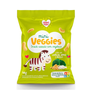 Lentilha e brócolis - Mini veggie